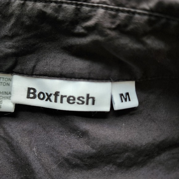 Boxfresh Shirt Dress Womens Medium Utility Gray Roll Tab Sleeve Cargo Pockets - Picture 8 of 16